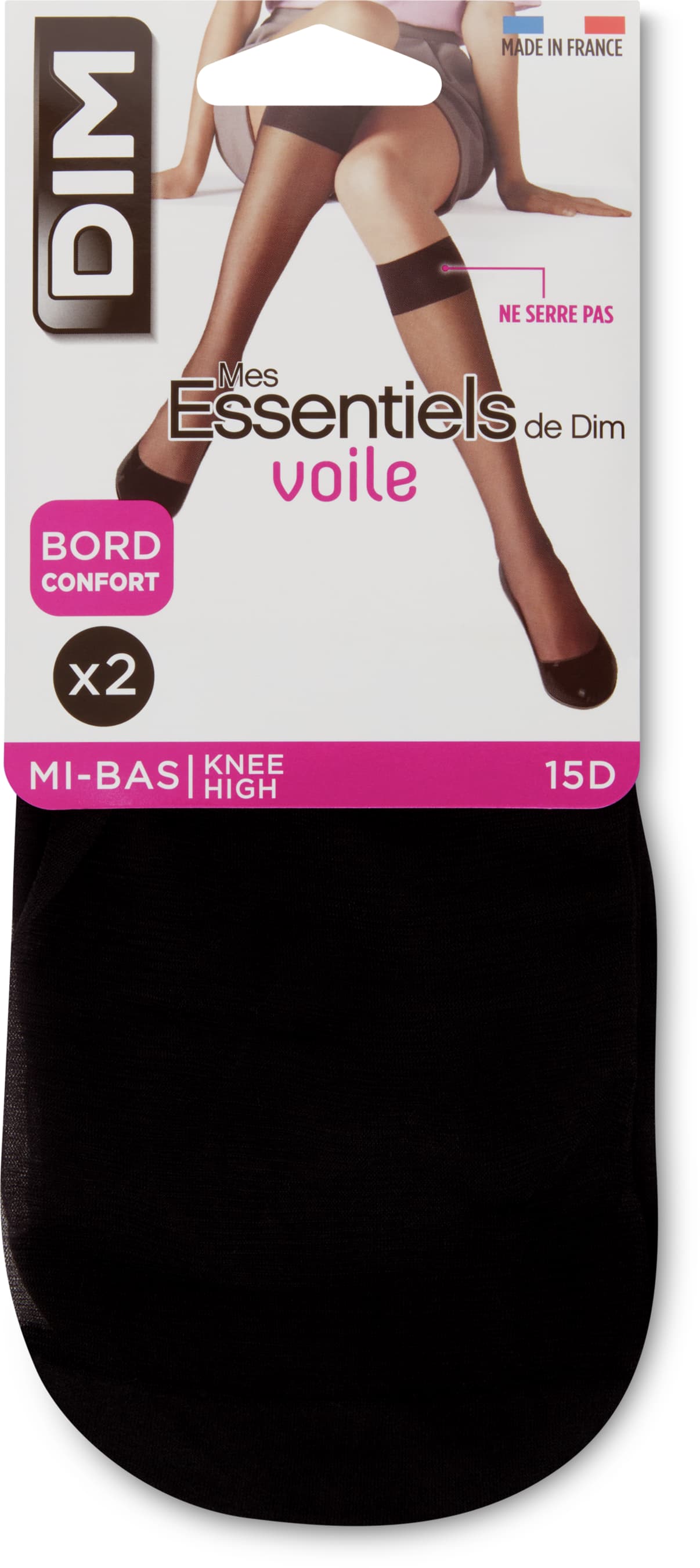 Damen Kniestrümpfe Voile Bijou